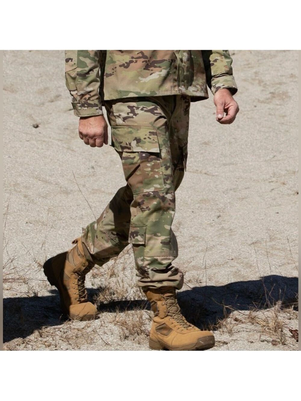 ACU Camouflage Combat 8 Pocket Mid Rise Insect Repellent Pants NWOT